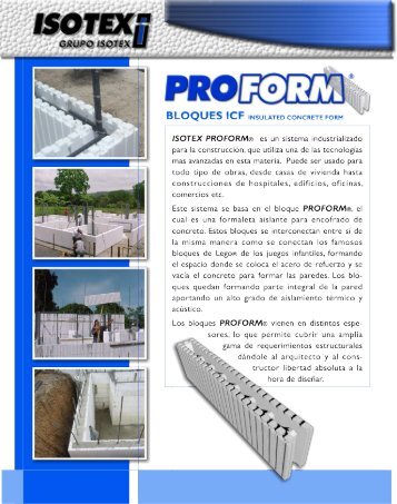 Folleto - Grupo Isotex