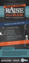 Raise the Bar invite - March