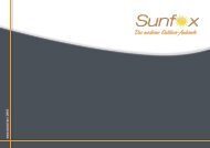 Sunfox Katalog 2016