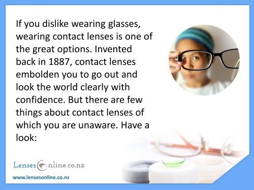 Buy Contact Lenses with Confidence