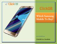 Which Samsung Mobile Phone You Should Buy