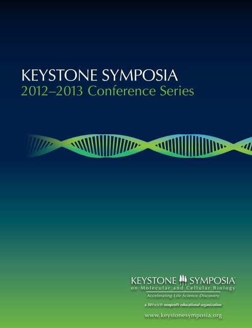 Click here to download a PDF of our - Keystone Symposia