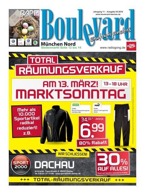 Druckausgabe Boulevard Nord 3-2016