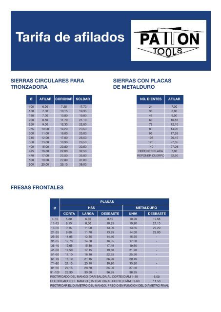 CATALOGO GENERAL