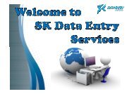 Data extraction services