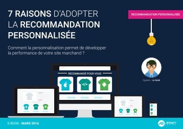 7 RAISONS D’ADOPTER LA RECOMMANDATION PERSONNALISÉE