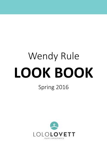 Wendy's Look Book