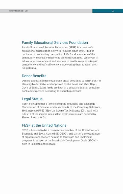 FESF Annual Report 2014-2015