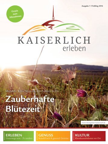 Kaiserlich erleben, Ausgabe 1/2016