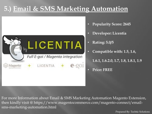 Best Email Marketing Magento Extension by Techtic Solutions