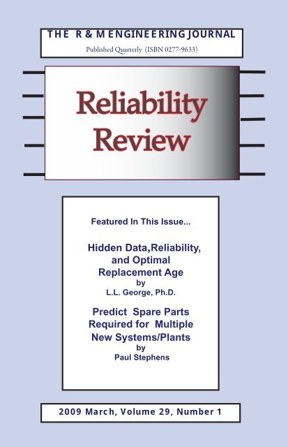 Reliability Magazine Reliability-Review-March-2009