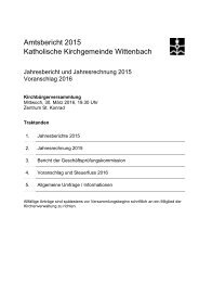 Amtsbericht 2015 Wittenbach