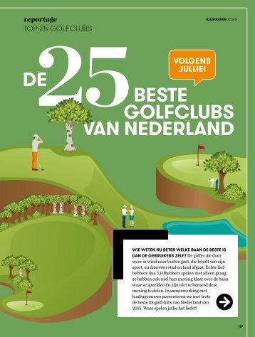 De 25 beste golfclubs van Nederland