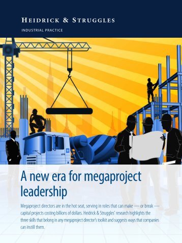 A new era for megaproject leadership