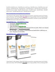 PayDrill review and (COOL) $32400 bonuses