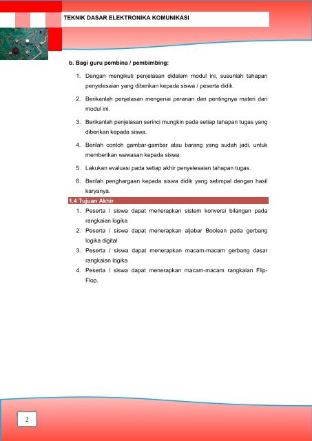 Teknik Dasar Elektronika Komunikasi