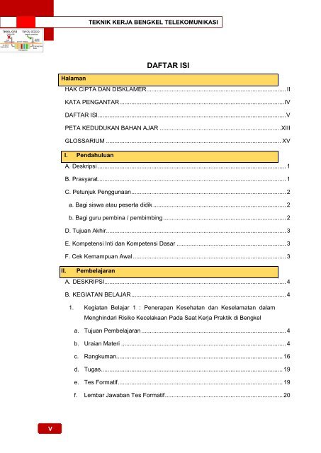 Teknik Kerja Bengkel Telekomunikasi