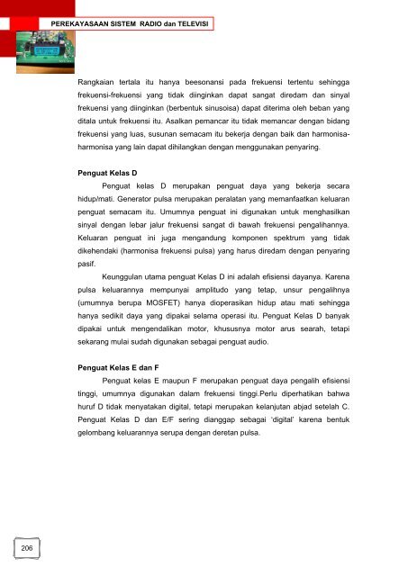 Perekayasaan Sistem Radio dan Televisi(1)