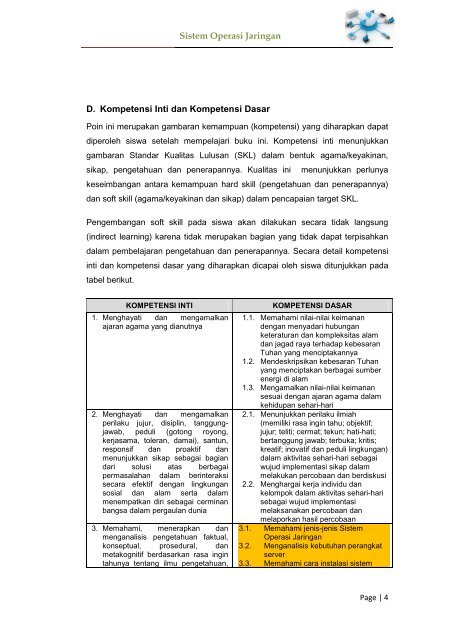 Sistem Operasi Jaringan