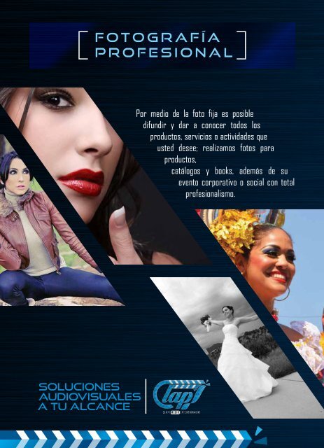 brochure portafolio servicios clap media