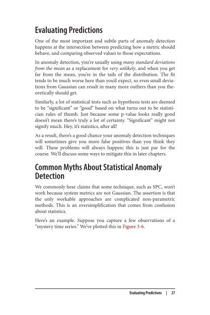 Anomaly Detection for Monitoring