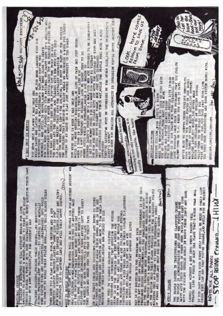 End Result Fanzine, 1983