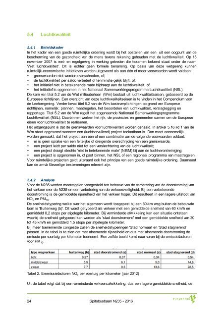 BESTEMMINGSPLAN SPITSBUSBAAN N235 - 2016