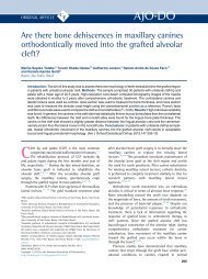 Are there bone dehiscences in maxillary canines orthodontically moved into the grafted alveolar cleft_