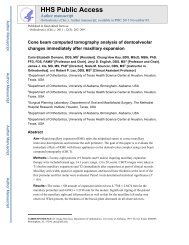 Cone beam computed tomography analysis of dentoalveolar