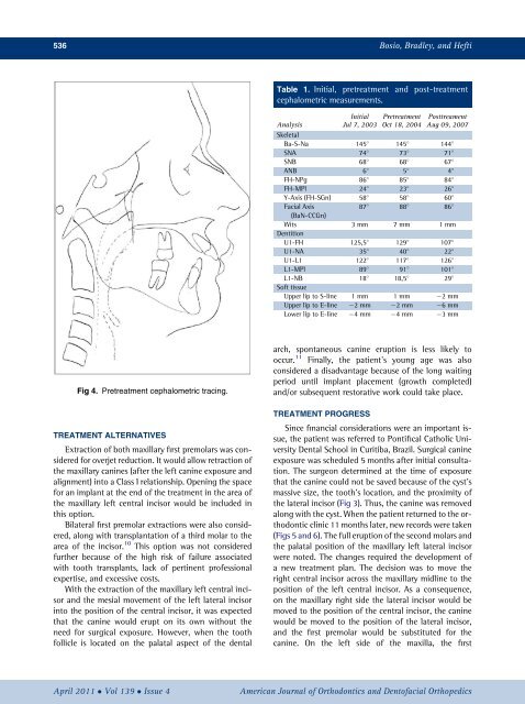 Moving an incisor across the midline_ A treatment alternative in an adolescent patient