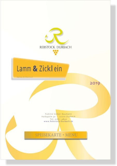 Lamm und Zicklein