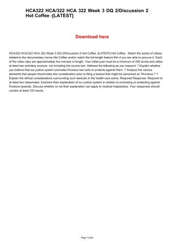hca322 wk 2 assiggnment Hca 322 week 3 assignment annotated bibliography dnr (2 papers) for more classes visit wwwhca322educomthis tutorial contains 2 annotated bibliography for 2 final papers annotated bibliography review the instructions for your final paperwhich are located in week five of your online course of in the“components of course evaluation” section . hca322 wk 2 assiggnment Hca 322 week 3 assignment annotated bibliography dnr (2 papers) for more classes visit wwwhca322educomthis tutorial contains 2 annotated bibliography for 2 final papers annotated bibliography review the instructions for your final paperwhich are located in week five of your online course of in the“components of course evaluation” section .