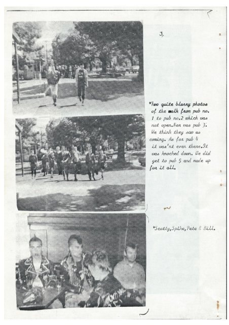 The Six Million Dollar Mullet Punk Pub Crawl Photozine, 1983