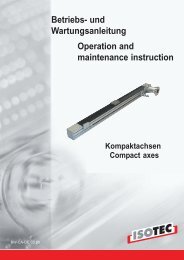 Kompaktachsen (PDF, 550k) - Isotec Automation und