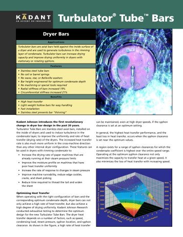 Turbulator Tube Bars-1001.qxd - Kadant Inc.