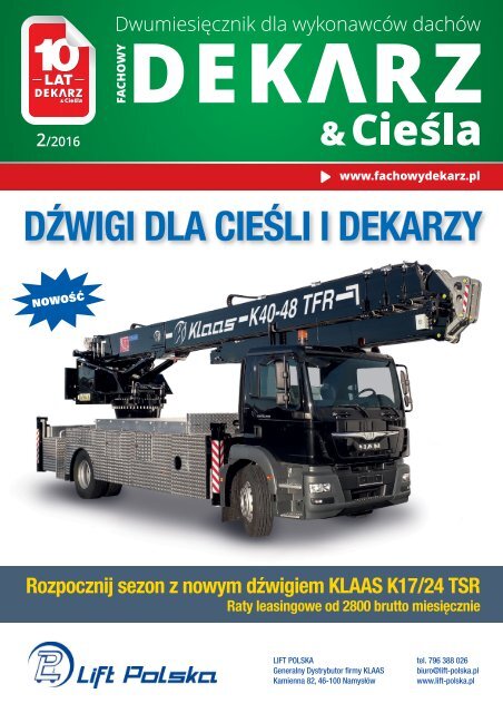 Fachowy Dekarz & Cieśla 2/2016