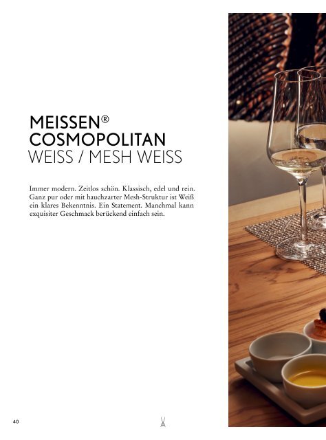 MEISSEN COSMOPOLITAN Deutsch