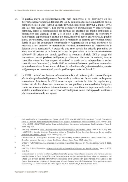 humanos en Guatemala Diversidad desigualdad y exclusión