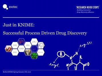 Just in KNIME Successful Process Driven Drug Discovery