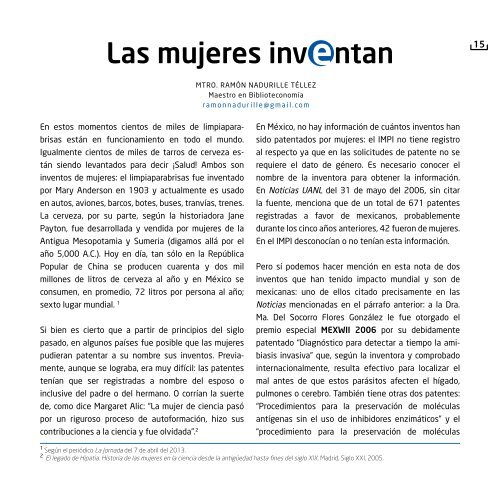 mujeres correspondiente