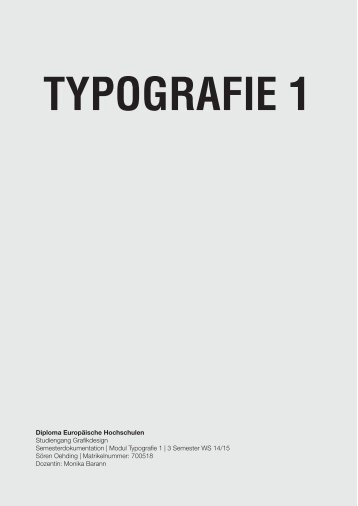 Typografie-I