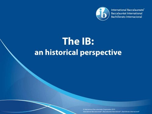 The IB
