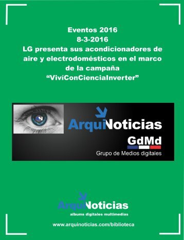Album N° 1 2016  LG Argentina campaña Viviconciencia inverter