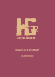 Health Grenade - Research Document