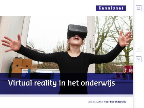 Virtual reality in het onderwijs