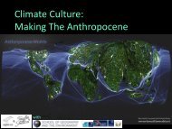 Climate Culture: Making the Anthropocene - introduction
