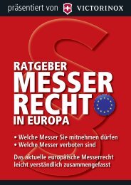 Ratgeber Messer Recht in Europa. - Swords and more GmbH