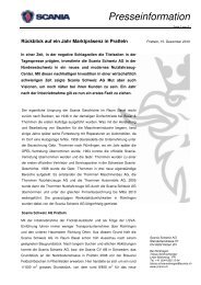 Presseinformation - Swisstruck