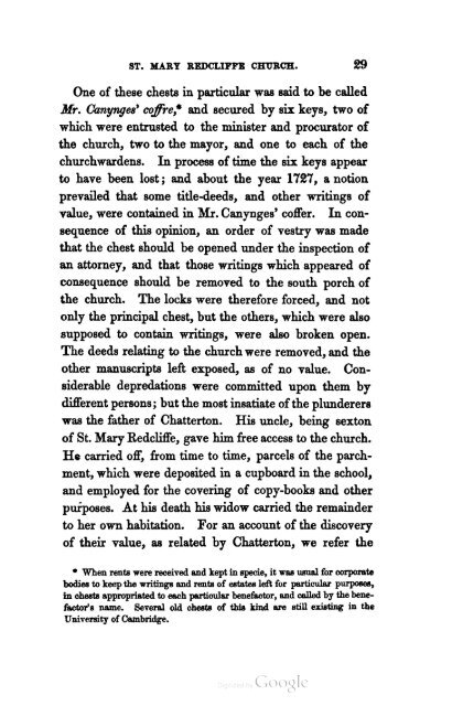 A Handbook to St Mary Redcliffe Church, J. Chilcott 1848