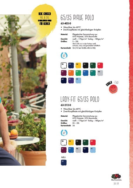 Fruit of the Loom Brochure 2015/2016